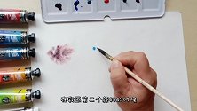用一种颜料画出多种颜色的效果，如何做到的