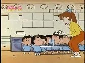 蜡笔小新：小新把小蝌蚪拿出来了，掉到了鱼缸里！