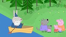 小猪佩奇：佩奇一家去河对岸野餐，结果船坐不下了