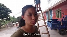小妹家水泵的电线短路了，从新换一条新的电线，一接上就可以抽水