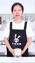 【芋泥鲜乳茶】的热饮版做法，小兔奔跑冬季饮品教程