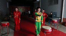 山西万荣农村乐队精彩鼓乐演绎秦王点兵全段