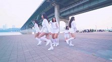 VIVA舞室元气妹纸撩人白衬汉江边齐舞翻跳舞蹈，眼睛都快用不完了