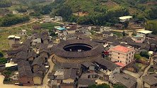 航拍福建永定土楼王，原来古代建筑如此讲究，难怪客家人这么拼搏