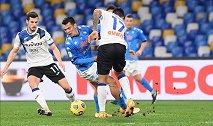 意杯-穆里尔+戈森斯失良机 那不勒斯0-0亚特兰大
