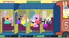 小猪佩奇：火车票要保管好，不然不让你上车，这不是开玩笑哦
