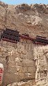 恒山悬空寺，建在悬崖峭壁上的寺庙，1500多年历史了。