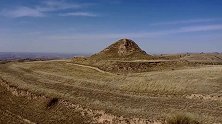 航拍内蒙呼市清水河县西土城烽火台