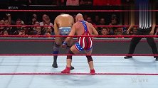 WWE中国-20190226-RAW：老将科特安格向金德玛哈尔和辛格兄弟展示什么叫德式背摔