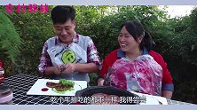 胖妹用牛排填饱肚子，一冰柜都是牛排存货，大洋：最值钱的是冰柜