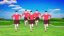 广场舞《又见山里红》沁人心脾的旋律，简单又欢快的舞蹈，美极了
