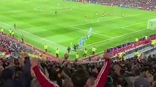 58年来首次客胜红魔！伍德破门瞬间红酒军团球迷看台嗨爆