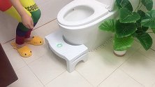 有了这个马桶垫脚凳之后，蹲坑再也不会腿麻了，洗脚时还可以当凳子，老婆说，这个太好用了！