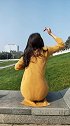 美女小姐姐版的小黄鸭，太好看了吧！