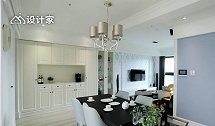 高颜值清新美式风格 莫兰迪灰蓝色诠释高级感