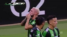 第14分钟奥斯汀球员法贡德斯进球 奥斯汀2-0波特兰伐木者