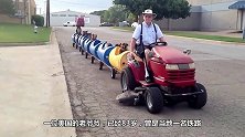 83岁老人心灵手巧，把拖拉机改成遛狗神器，拯救上百只流浪狗