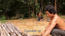 哥俩买不起空调，跑到树林中搭建竹子别墅，清凉一整夏