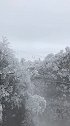 白雪皑皑，天门山鬼谷栈道