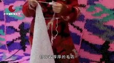 国外女孩沉迷于织毛衣，给房子织了一件衣服，围观的群众络绎不绝