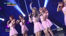 程潇缺席宇宙少女精彩仙女范儿音乐银行舞台