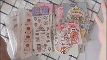 手帐贴纸原来还有这么多的用途，分享实用可爱贴纸，以及怎么收纳
