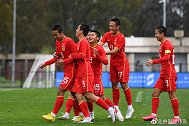 U17亚预赛-王钰栋3射2传全队7人破门 中国9-0柬埔寨