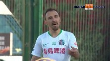 黄海制造险情 波波维奇禁区内扣过防守抽射被韩佳奇挡出