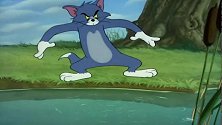 猫和老鼠：杰瑞的肺活量还真厉害啊，把汤姆的头吹的这么大！