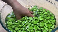 保存蚕豆时，不要焯水也别直接放冰箱，教你一招，一年四季都新鲜