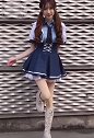 动漫美女水手制服短裙装 秀出清纯可人