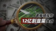 老板骚操作 12亿割韭菜失败