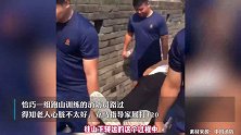 台州七旬老人城墙上晕倒，消防员跑山训练途中施救！