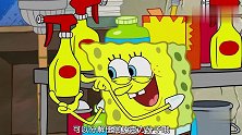 海绵宝宝：派大星的可乐受累，这威力真大，整面墙都倒了！