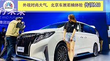 外观时尚大气，北京车展若楠体验传祺M8