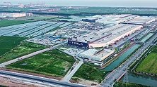 “钢铁侠”马斯克的全球最大超级特斯拉工厂位于“A市”上海 各位霸道总裁白领会买嘛 航拍 上海 特斯拉