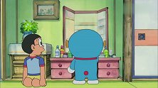 哆啦A梦：哆啦A梦对镜子使用催眠术,镜子变成了电视