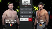UFC on ESPN22：罗曼诺夫VS埃斯皮诺