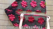 丝巾四季都能用，缝几针秒变防晒衣，美女必备神器