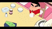 蜡笔小新：小新做特级两层饭团，小新做的饭团也太大了