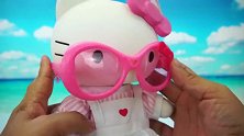 凯蒂猫戴太阳眼镜儿童过家家玩具