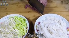 教你广东炒河粉家常做法，不易碎的小窍门，这样做法一盘全吃光