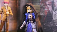 《FATE》自拍玩具特效动画！莫德雷德vs亚瑟王
