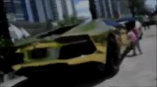 狂牛也爱土豪金 兰博基尼Aventador