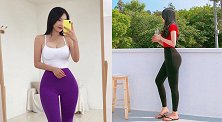 韩国女孩140斤健身2年甩肉25斤，靠深蹲练出完美臀线