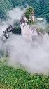 风起云动，雨后随拍兰英大峡谷。
