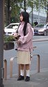 街拍甜美可人的日系姑娘，举手投足间都透着可爱！