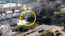 广西梧州一工业园区起火 消防：油罐车装油时自燃引燃周边致两伤