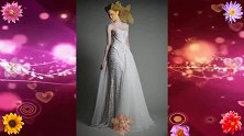 设计大师的手笔，洁白庄重的婚礼礼服与典雅的美女！
