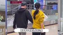 汤唯夫妇机场被偶遇，金泰勇看妻子眼神宠溺，疑返京看7岁女儿